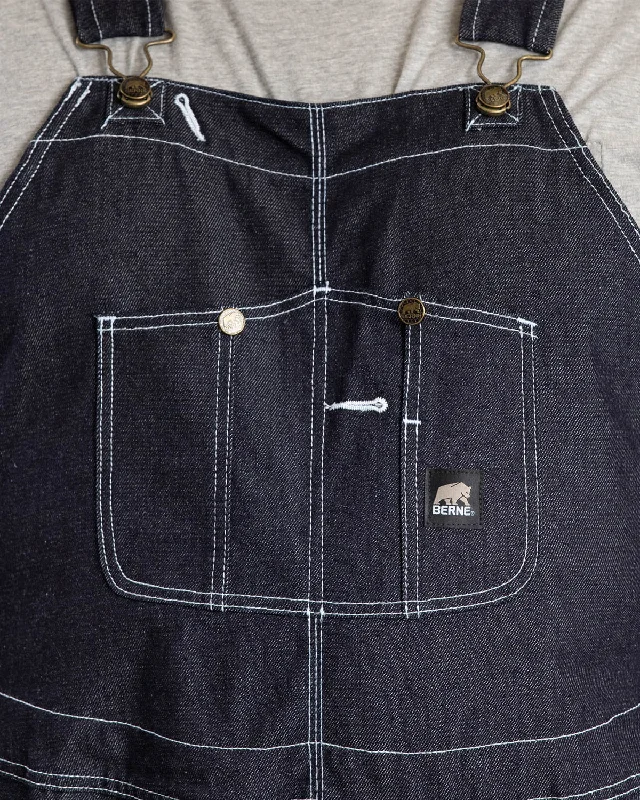 Berne Mens Denim 100% Cotton Unlined Bib Overall