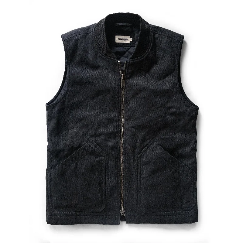 The Workhorse Vest in Coal Boss Duck