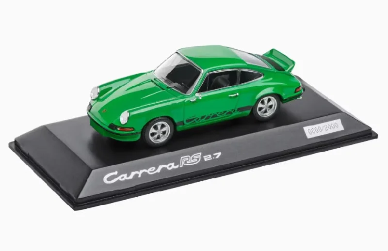 Porsche 911 Carrera RS 2.7 1:43 Model Car - Green