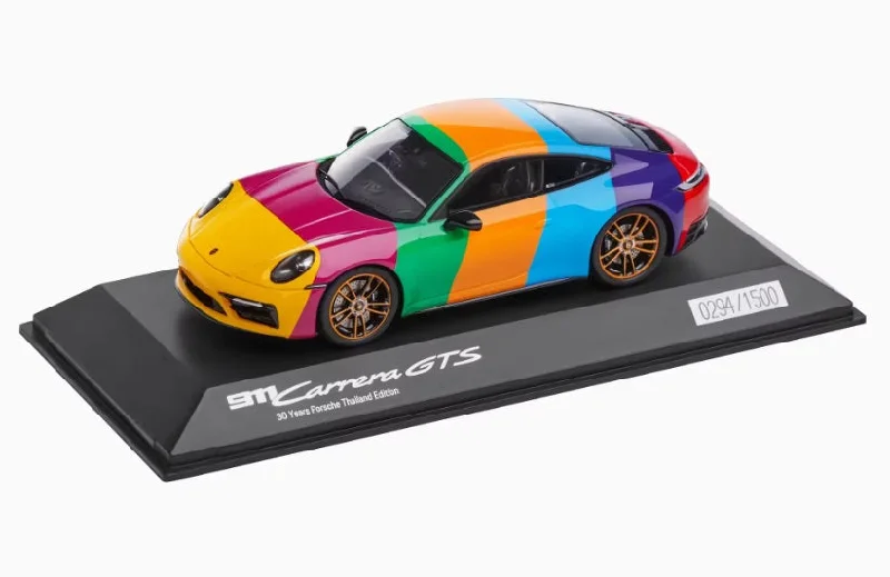 Porsche 911 Carrera GTS (992) 30 Yrs Thailand Model Car - 1:43 Scale