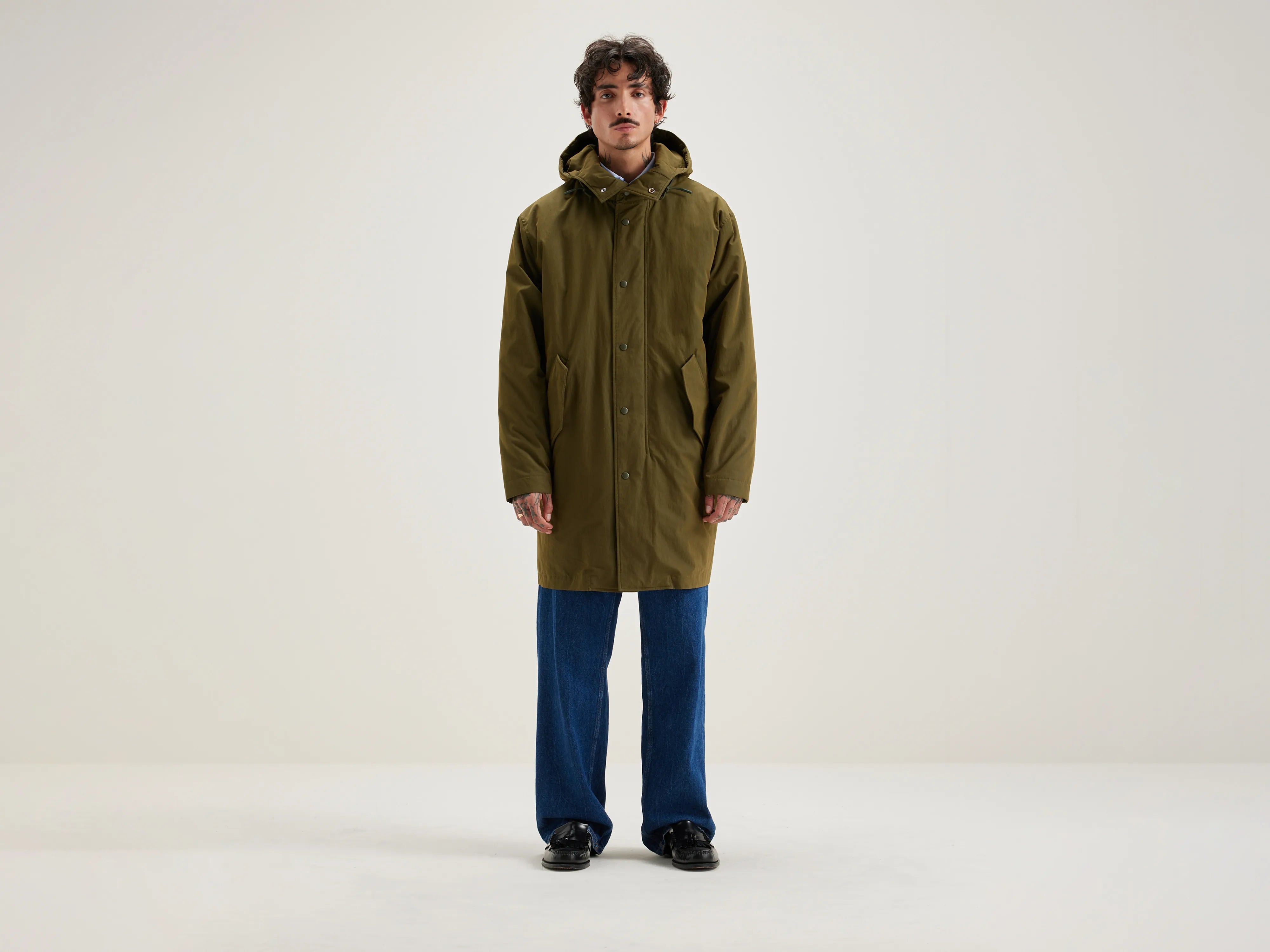 Hanson hooded parka (242 / M / OLIVE)