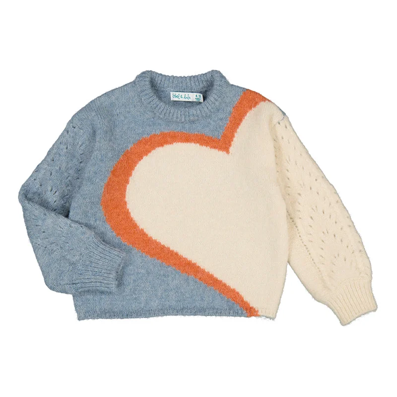 Jacquard Heart Sweater