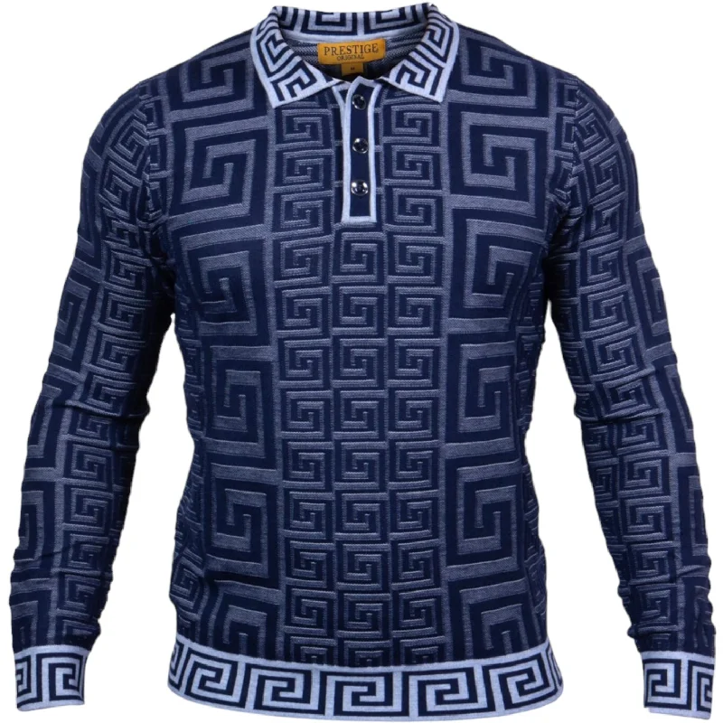 Prestige Luxury "lux" Polo (Navy) 467