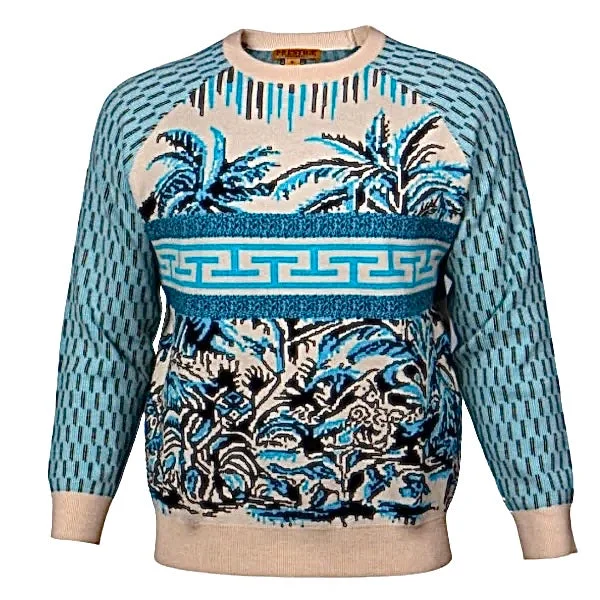 Prestige "Tropic" Sweater (Teal/Black)