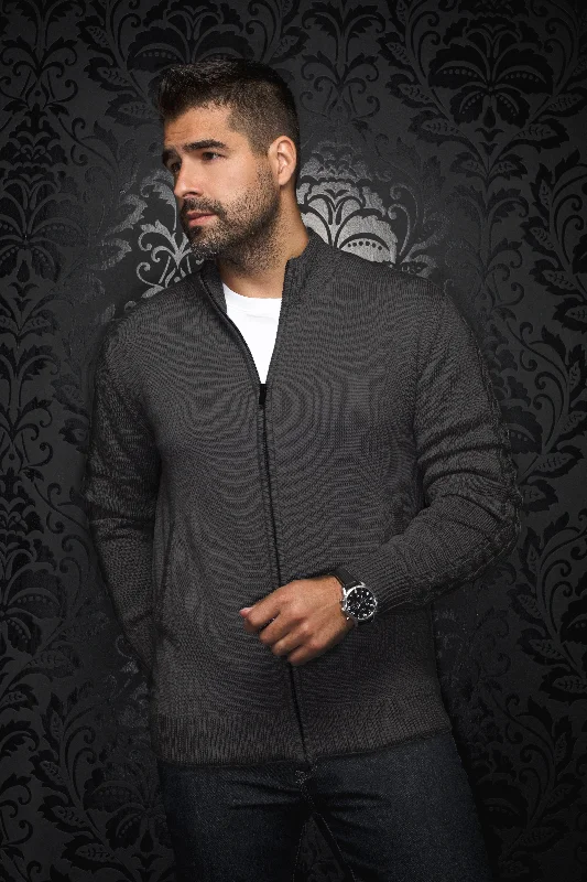 Au Noir® Sweaters | Esteban Charcoal