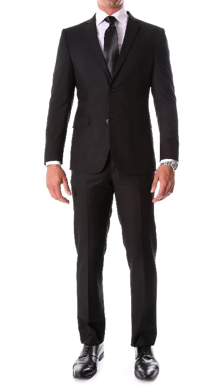 Oslo Collection - Slim Fit 2 Piece Suit Color Black