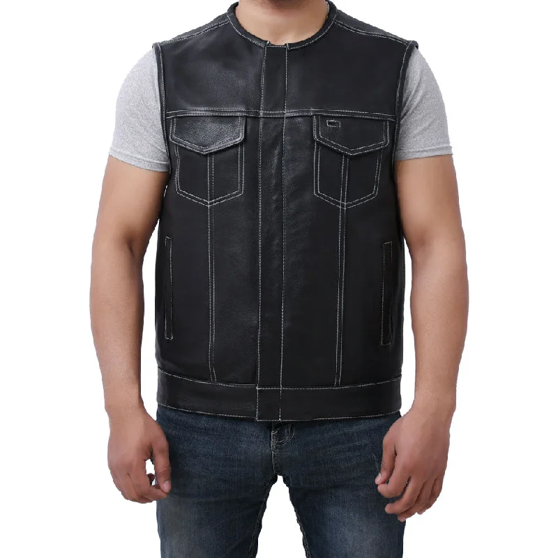 SUNRISE - Motorcycle Leather Vest