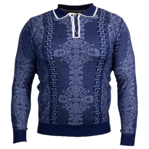 Prestige "Julio" Sweater (Navy/White) 447