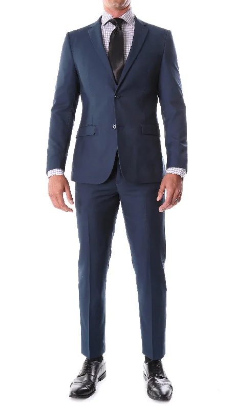 Oslo Collection - Slim Fit 2 Piece Suit Color Navy