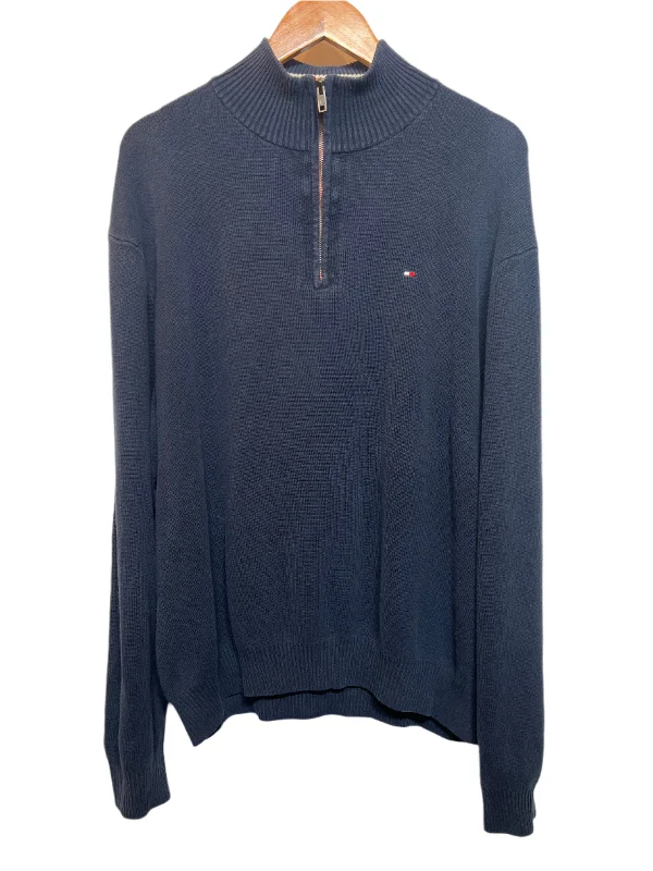 Tommy Hilfiger Navy Quarter Zip (Size XL)