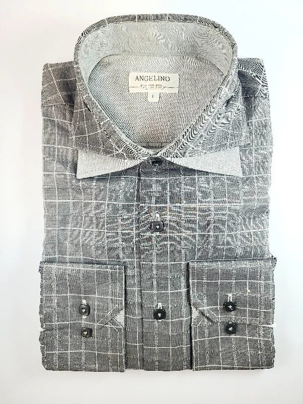 Angeleno Double Collar Plaid Shirt