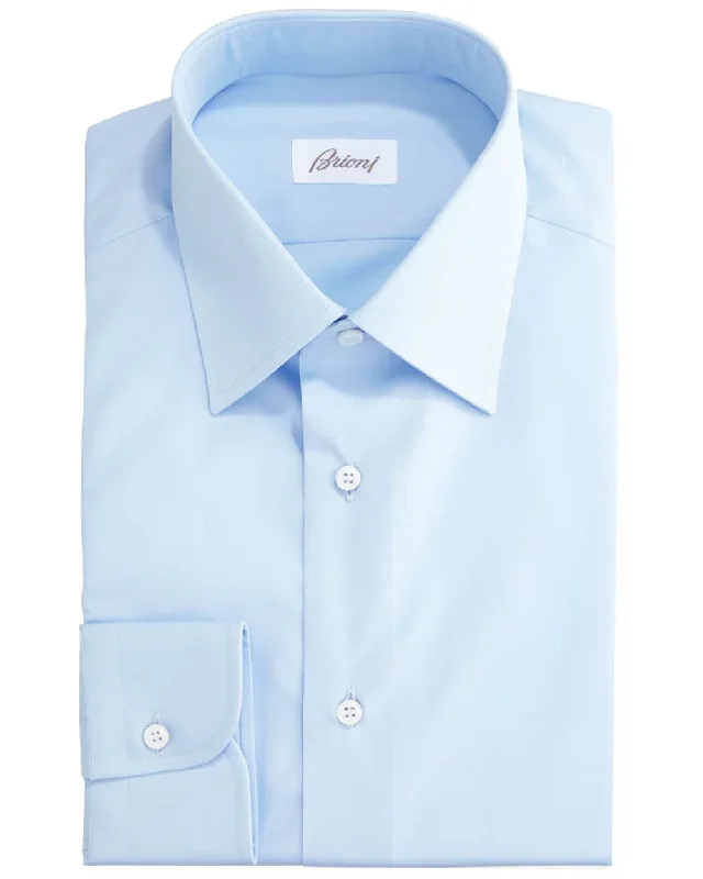 Sky Blue Basic Dress Shirt