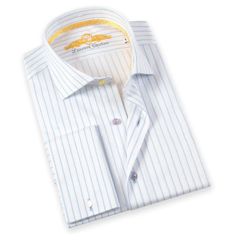 Leneveu Couture Dress Shirt - Monaco/Colombia