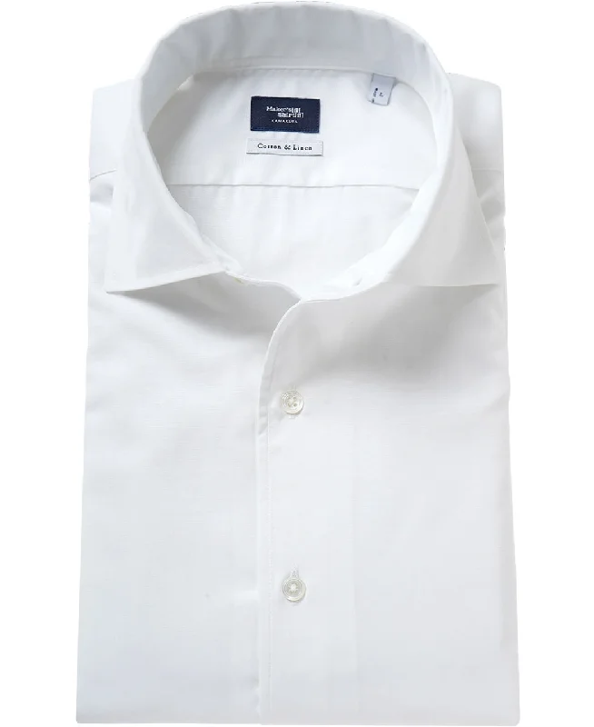 TOKYO SLIM FIT - One-Piece Collar Cotton Linen