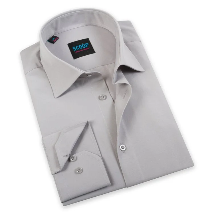 Scoop Dress Shirt - Grady/Silver