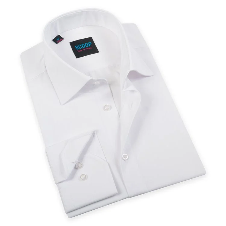 Scoop Dress Shirt - Grady/White