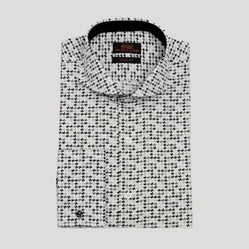 Personality Dress Shirt | TA1712 | Black & White