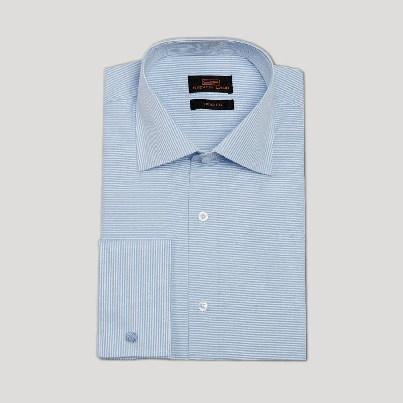 Fashion Stripes Dress Shirt | Blue