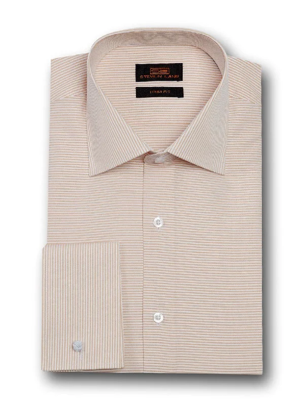 Fashion Stripes Dress Shirt | TA1720 | Sand