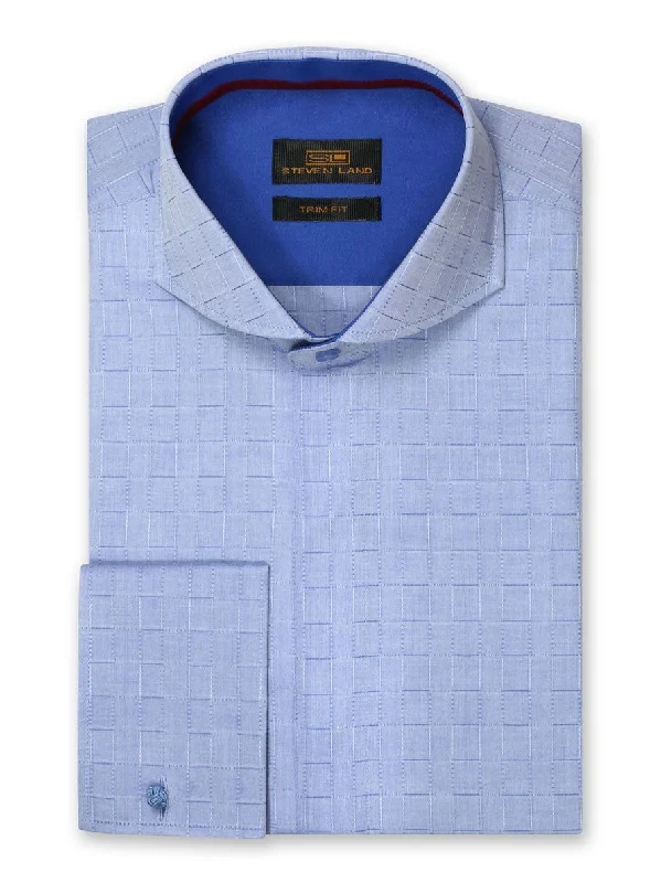 Steven Land | Dress Shirt | TA817 | Trim Fit | Wide Spread Collar |100% Cotton