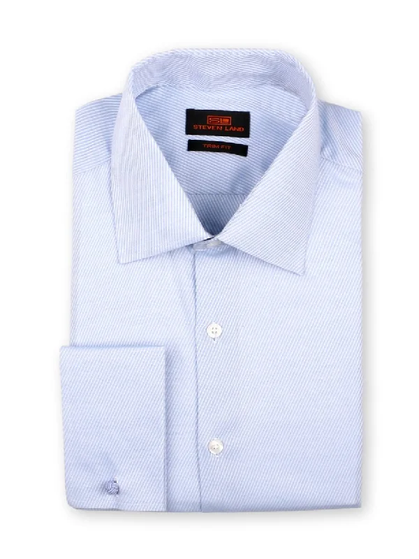 Steven Land | Dress Shirt | TF718 | Spread Collar | French Square Cuffs