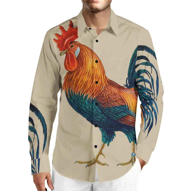 TMMG LUXURY ROOSTER COQ KALITE DRESS SHIRT