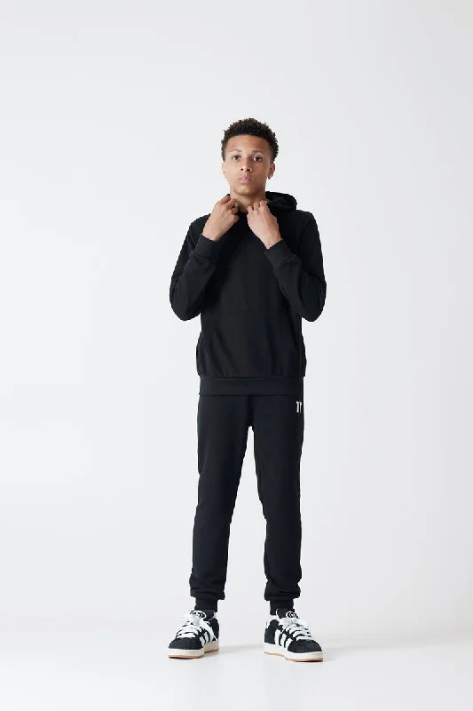 Junior Core Pullover Hoodie - Black