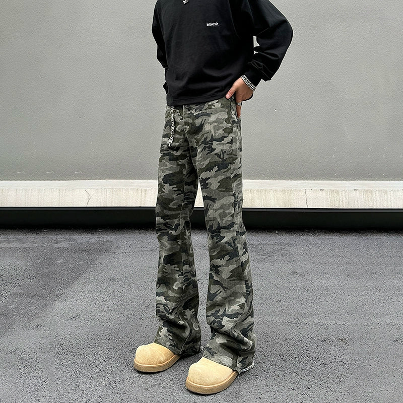 Camouflage Patterned Pants