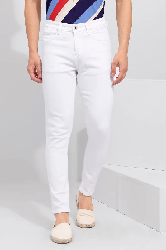 Flex White Denim