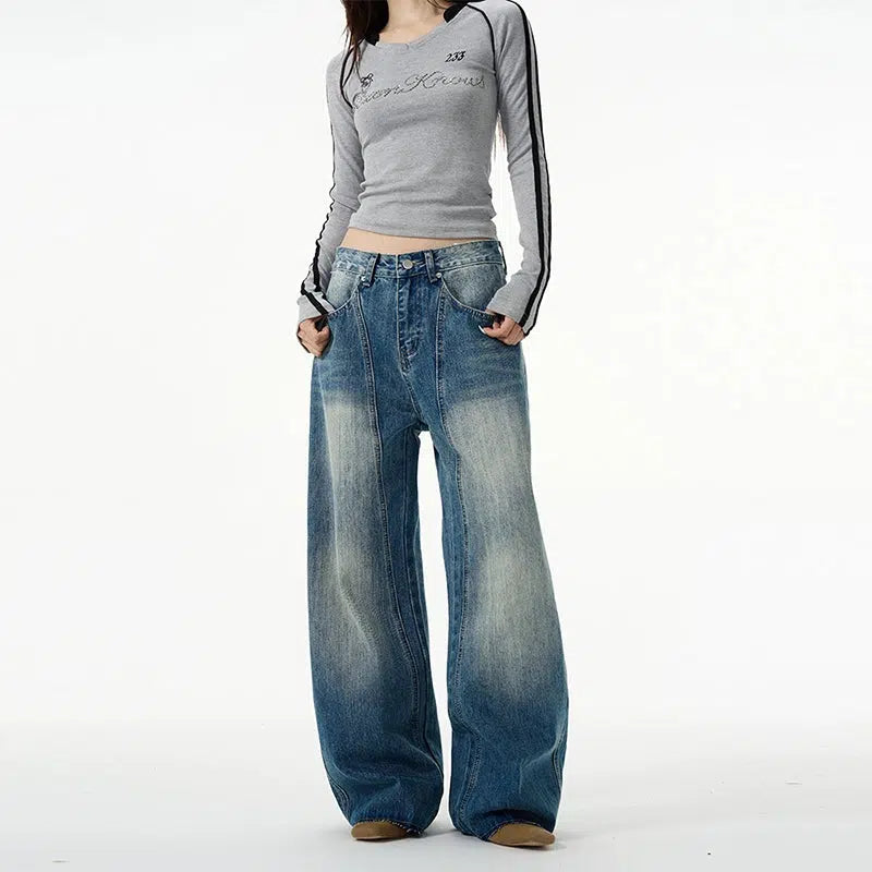 High Street Wide-leg Jeans