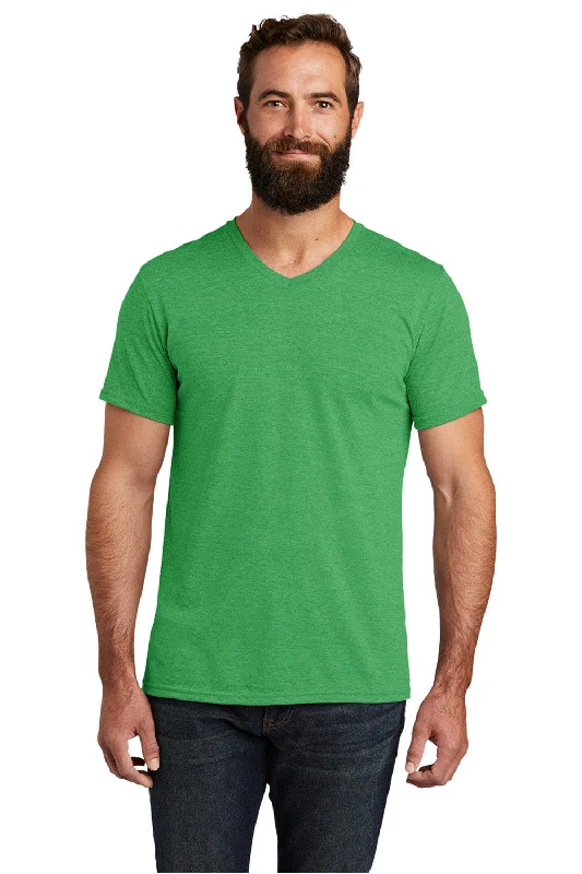 Allmade Mens Short Sleeve V-Neck T-Shirt - Enviro Green