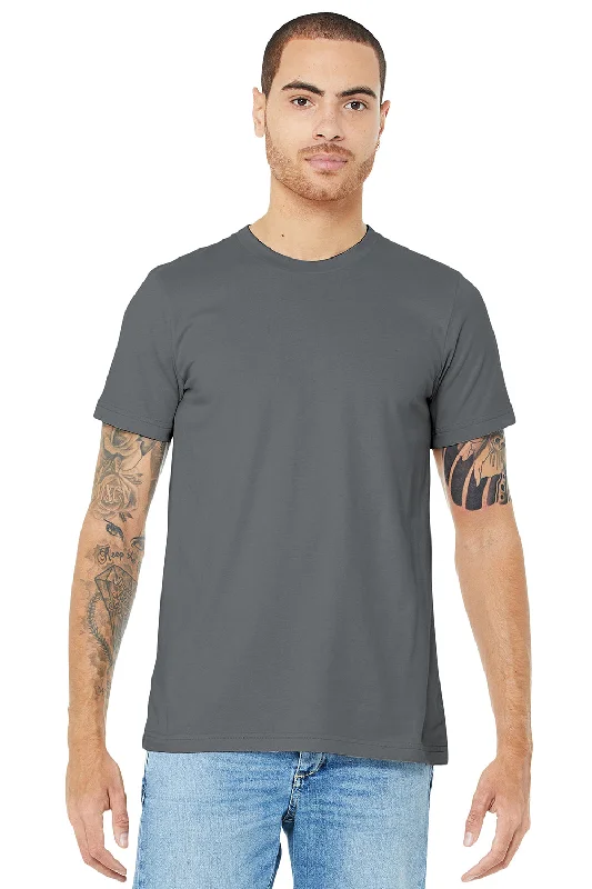 Bella + Canvas Mens Jersey Short Sleeve Crewneck T-Shirt - Storm Grey