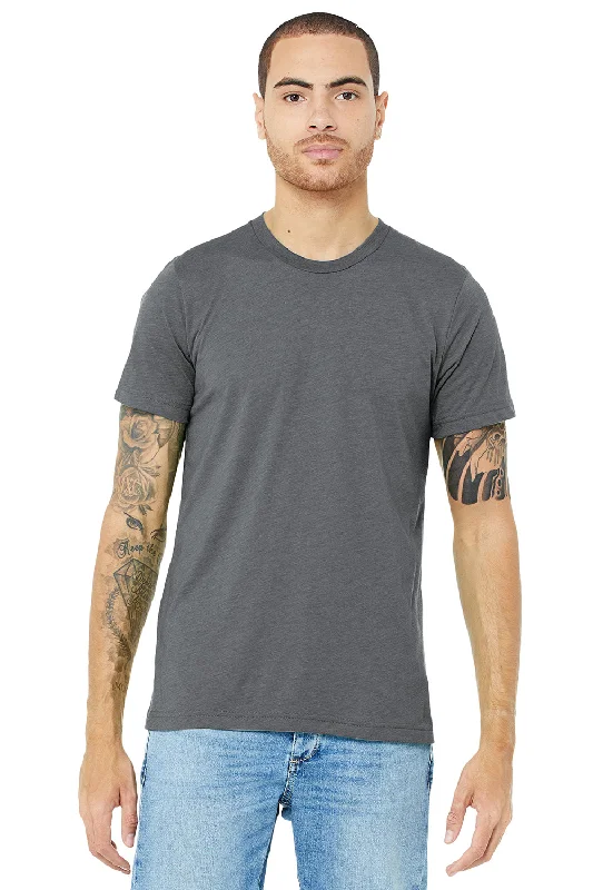 Bella + Canvas Mens Short Sleeve Crewneck T-Shirt - Storm Grey