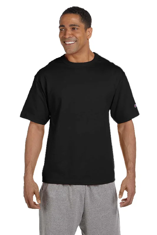 Champion Mens Heritage Short Sleeve Crewneck T-Shirt - Black