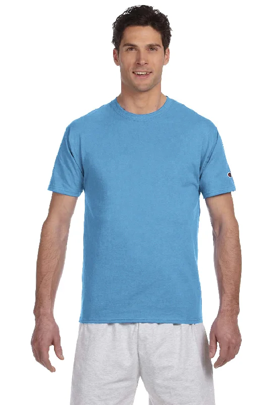 Champion Mens Short Sleeve Crewneck T-Shirt - Light Blue