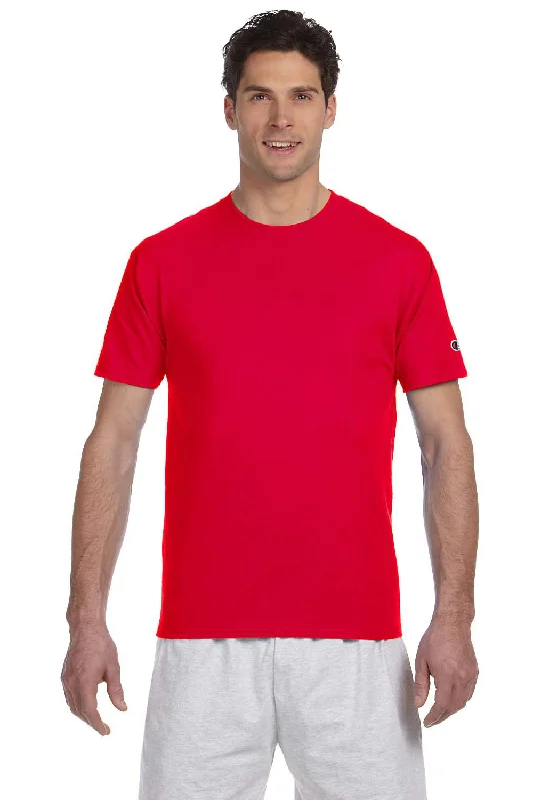 Champion Mens Short Sleeve Crewneck T-Shirt - Red