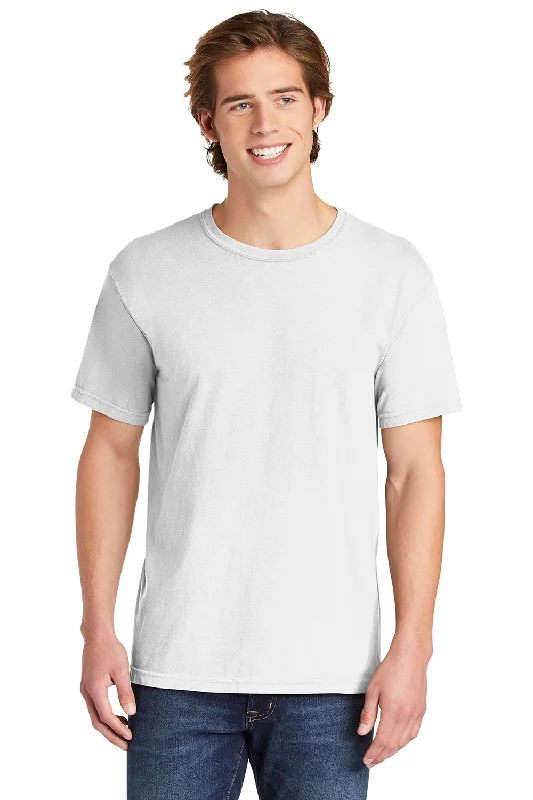 Comfort Colors Mens Short Sleeve Crewneck T-Shirt - White