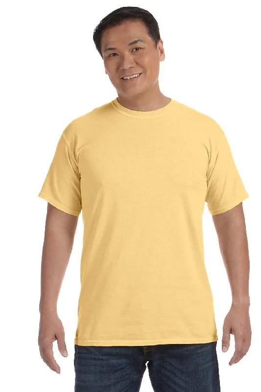 Comfort Colors Mens Short Sleeve Crewneck T-Shirt - Butter Yellow