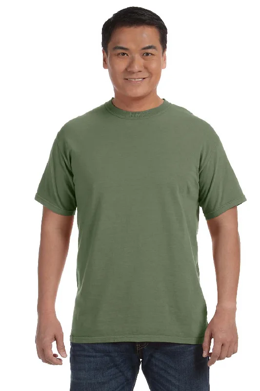 Comfort Colors Mens Short Sleeve Crewneck T-Shirt - Moss Green