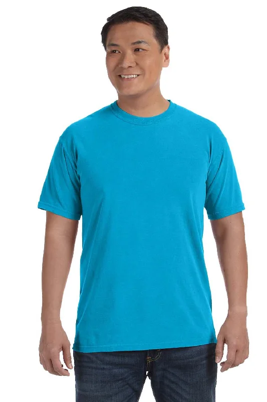 Comfort Colors Mens Short Sleeve Crewneck T-Shirt - Sapphire Blue