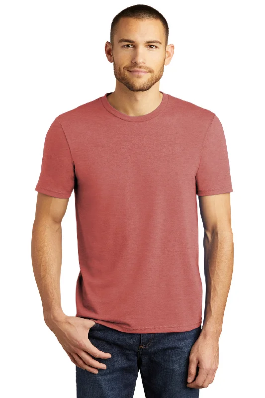 District Mens Perfect Tri Short Sleeve Crewneck T-Shirt - Blush Frost