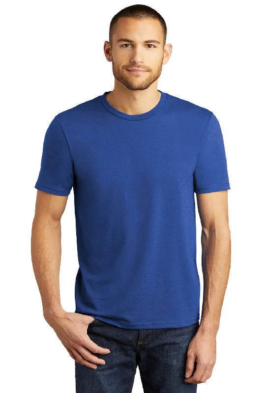 District Mens Perfect Tri Short Sleeve Crewneck T-Shirt - Deep Royal Blue