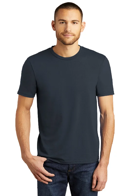 District Mens Perfect Tri Short Sleeve Crewneck T-Shirt - New Navy Blue