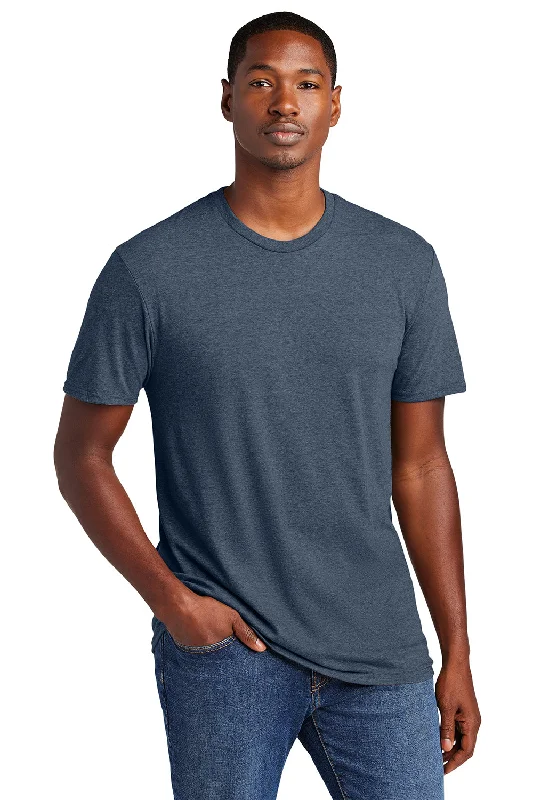 District Mens Very Important Short Sleeve Crewneck T-Shirt - Heather Navy Blue