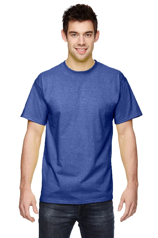 Fruit Of The Loom Mens HD Jersey Short Sleeve Crewneck T-Shirt - Admiral Blue