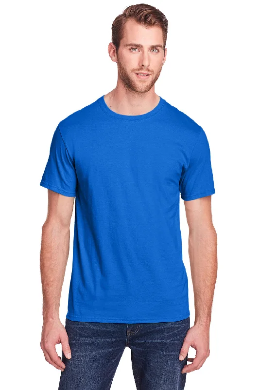 Fruit Of The Loom Mens Iconic Short Sleeve Crewneck T-Shirt - Royal Blue