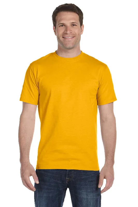 Gildan Mens DryBlend Moisture Wicking Short Sleeve Crewneck T-Shirt - Gold