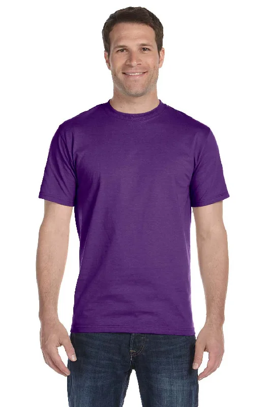 Gildan Mens DryBlend Moisture Wicking Short Sleeve Crewneck T-Shirt - Purple