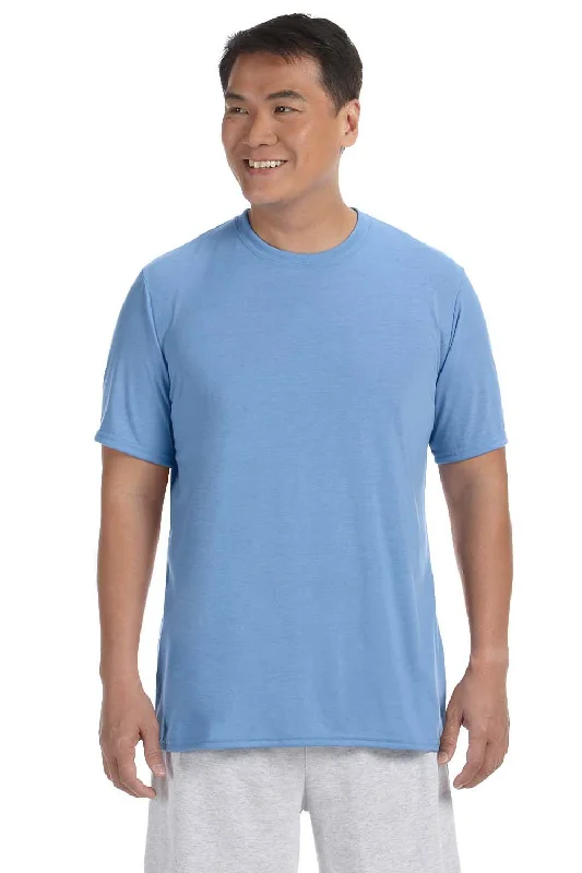 Gildan Mens Performance Jersey Moisture Wicking Short Sleeve Crewneck T-Shirt - Carolina Blue