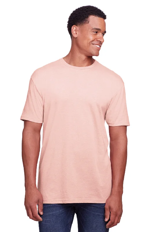 Gildan Mens Softstyle CVC Short Sleeve Crewneck T-Shirt - Dusty Rose Pink